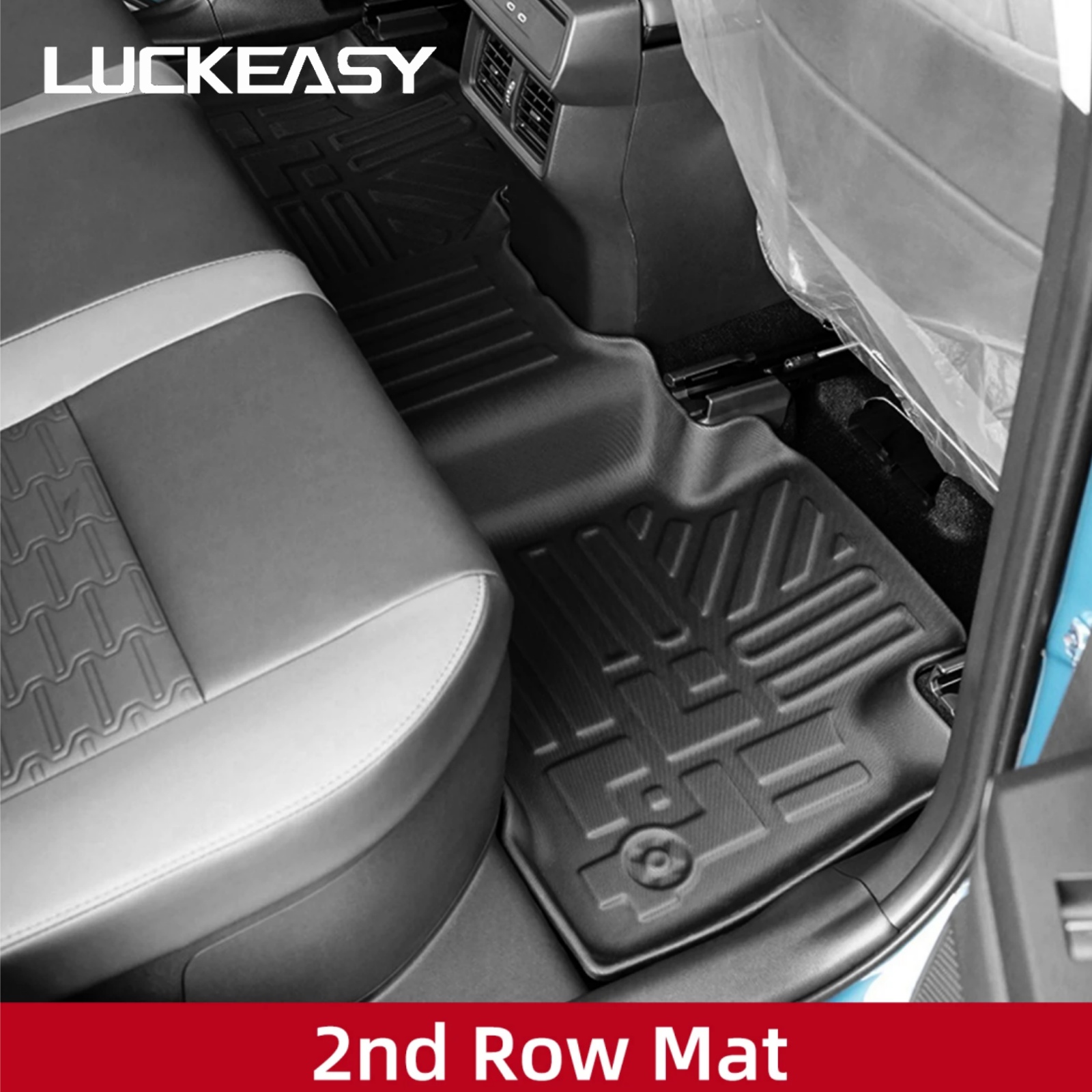 Car Floor Mat - แผ่นรองพื้นรถยนต์ LUCKEASY สำหรับ Toyota RAV4 Hybrid