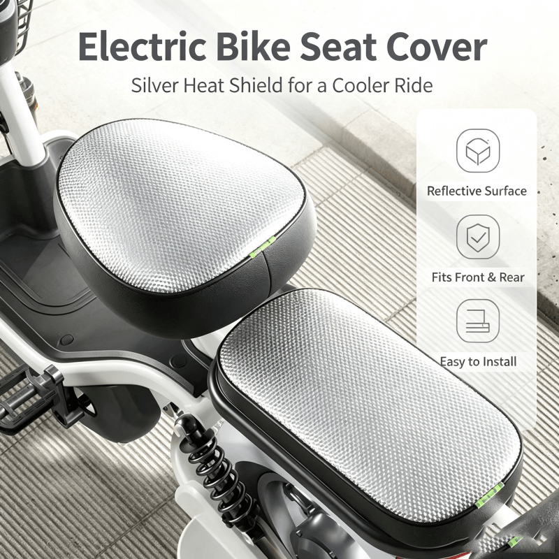 Car Seat Cover - ปลอกหุ้มเบาะจักรยานไฟฟ้า ปลอกหุ้มเบาะรถยนต์และจักรยานแบบสากล ปลอกหุ้มเบาะป้องกัน นุ่มสบาย