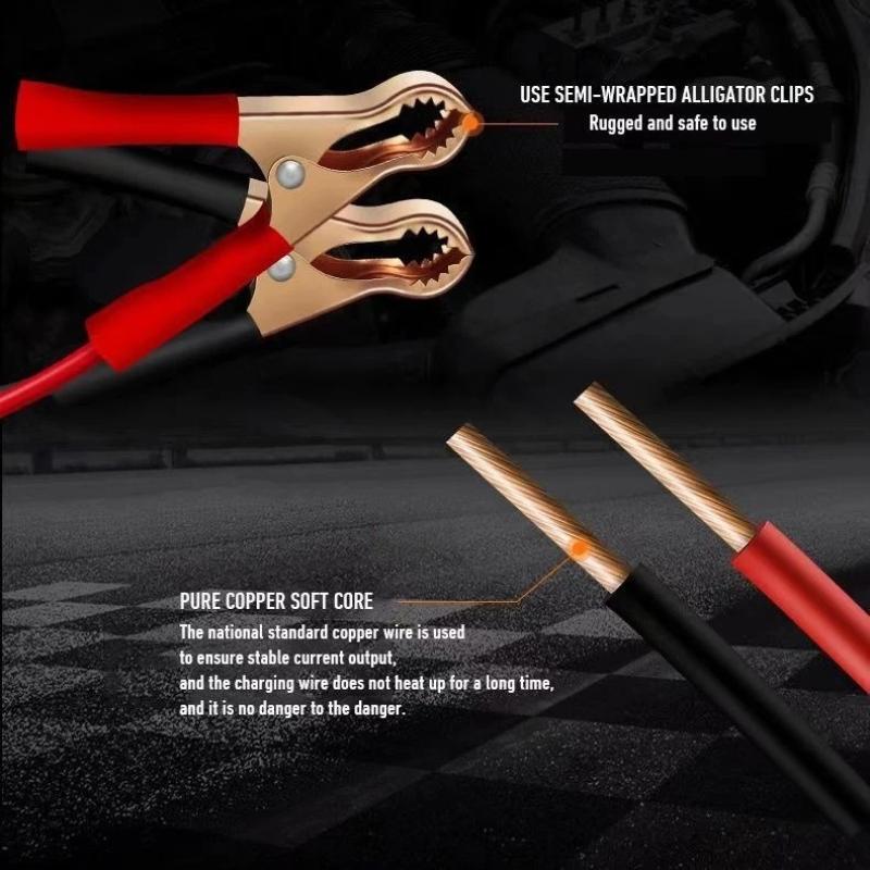 Car Charger - เครื่องชาร์จแบตเตอรี่รถยนต์อัจฉริยะ 12V พร้อมระบบป้องกันการต่อขั้วผิด เหมาะสำหรับรถจักรยานยนต์ รถบรรทุก รถกระบะ