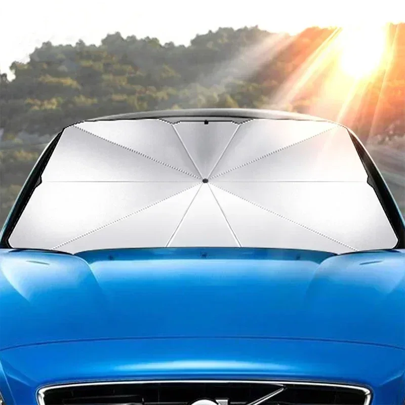 ร่มบังแดดรถยนต์ ผ้าคลุมกระจกหน - Windshield Sun Shade บทวิจารณ์และราคา