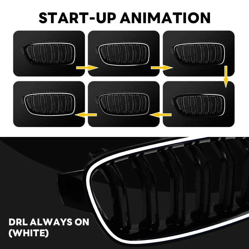 กระจังหน้ารถยนต์แบบเส้นคู่พร้อ - Car Led Light บทวิจารณ์และราคา