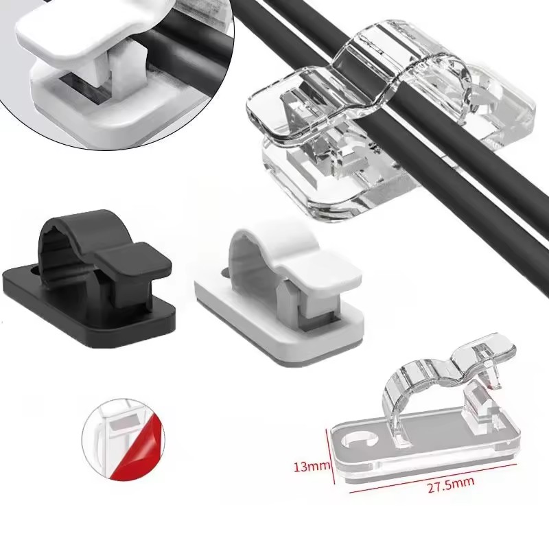 คลิปจัดสายไฟแบบมีกาวในตัว อุปก - Car Cable Organizer บทวิจารณ์และราคา
