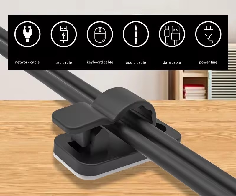 คลิปจัดสายไฟแบบมีกาวในตัว อุปก - Car Cable Organizer บทวิจารณ์และราคา