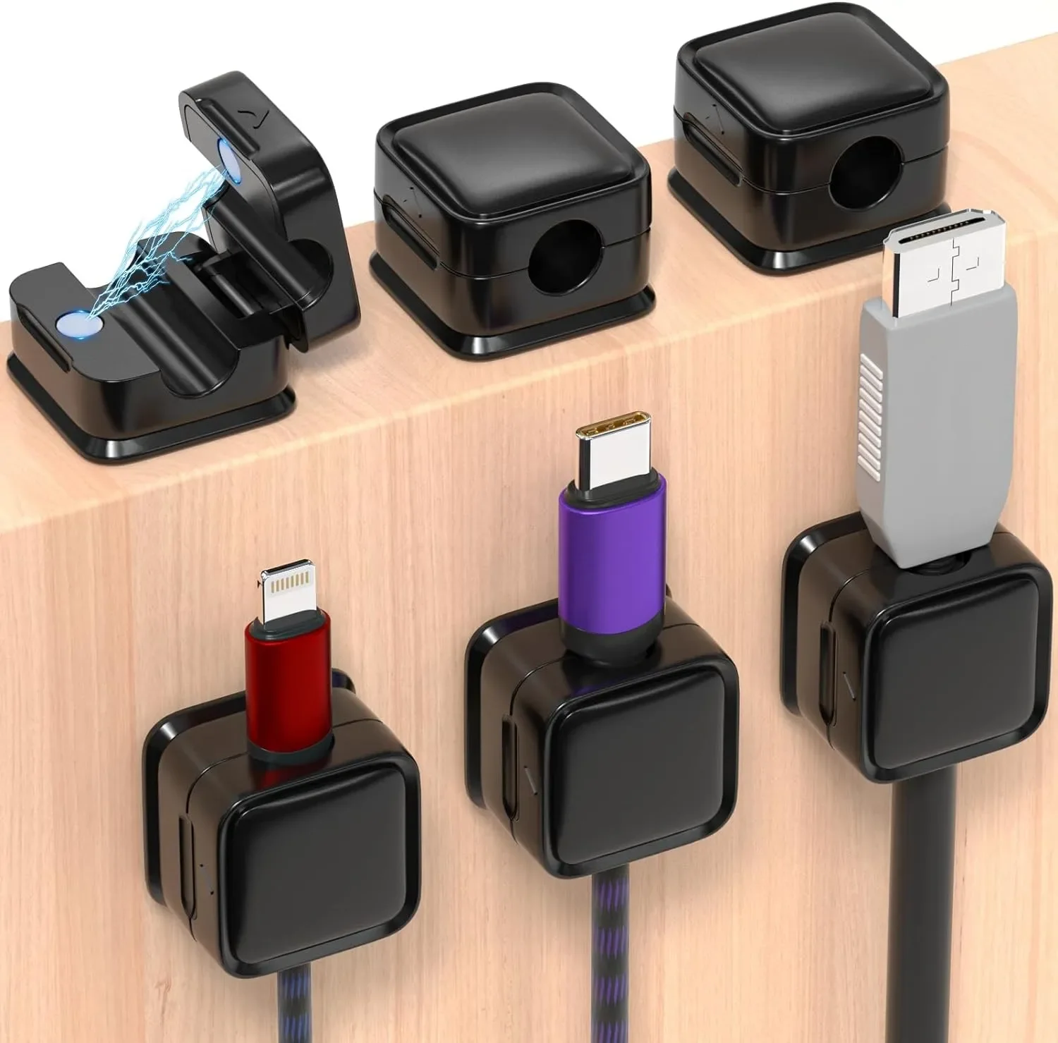 ที่จัดสายเคเบิลขนาดเล็ก ที่ยึด - Car Cable Organizer บทวิจารณ์และราคา