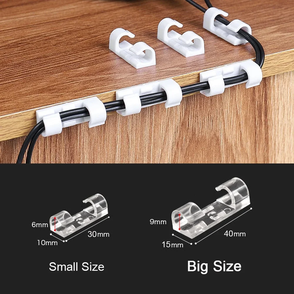 คลิปจัดสายเคเบิล ที่ยึดสายไฟแบ - Car Cable Organizer บทวิจารณ์และราคา