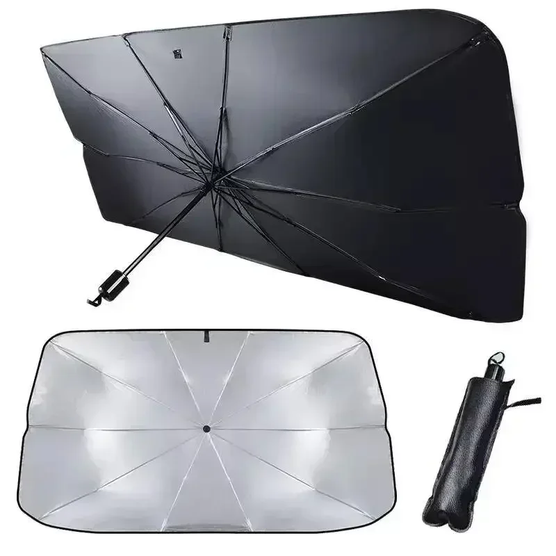 ม่านบังแดดรถยนต์ ผ้าคลุมกระจกห - Windshield Sun Shade บทวิจารณ์และราคา