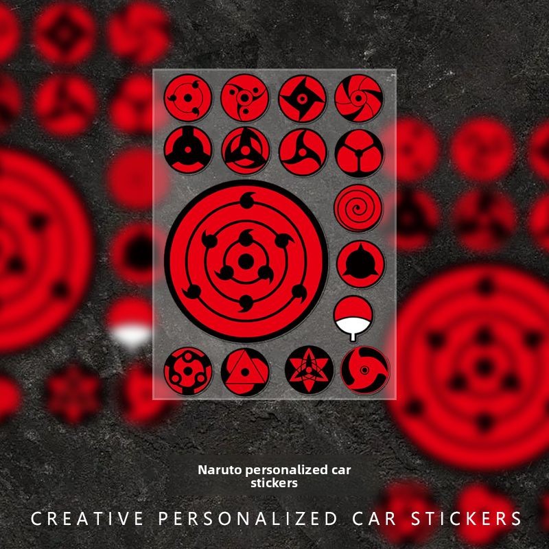ชุดสติกเกอร์ลายตาชาริงกัน กันน - Car Accessories Japanese บทวิจารณ์และราคา