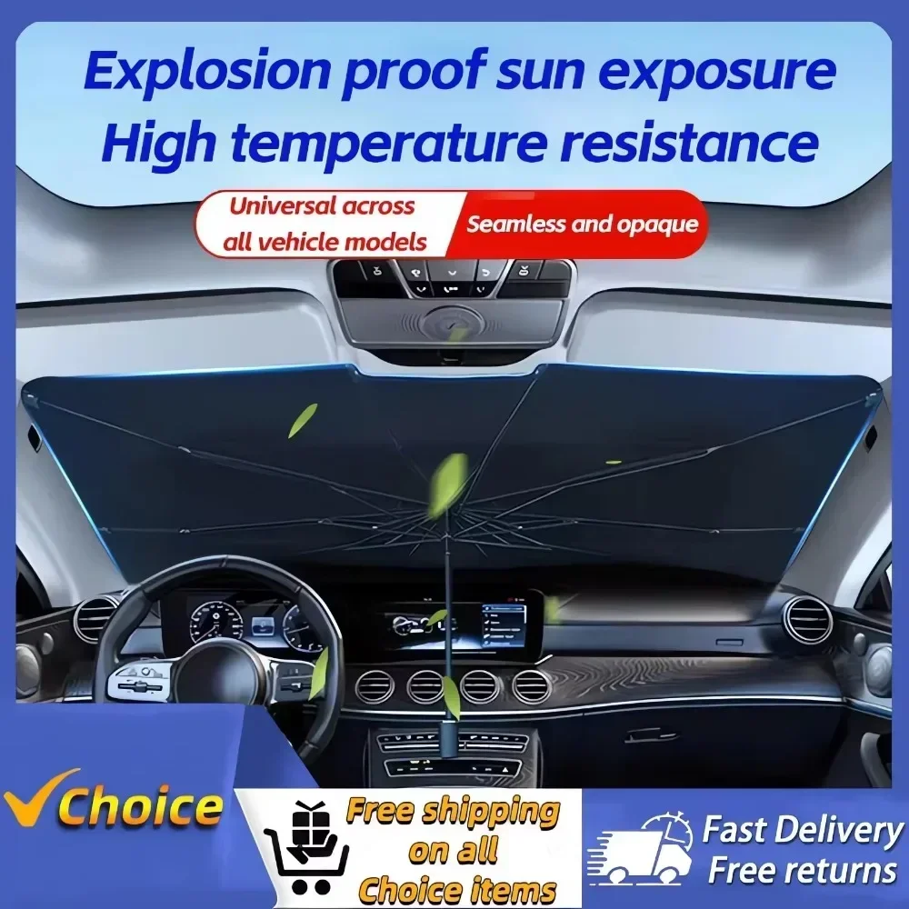 ร่มบังแดดรถยนต์ ร่มกันแดดหน้าร - Windshield Sun Shade บทวิจารณ์และราคา