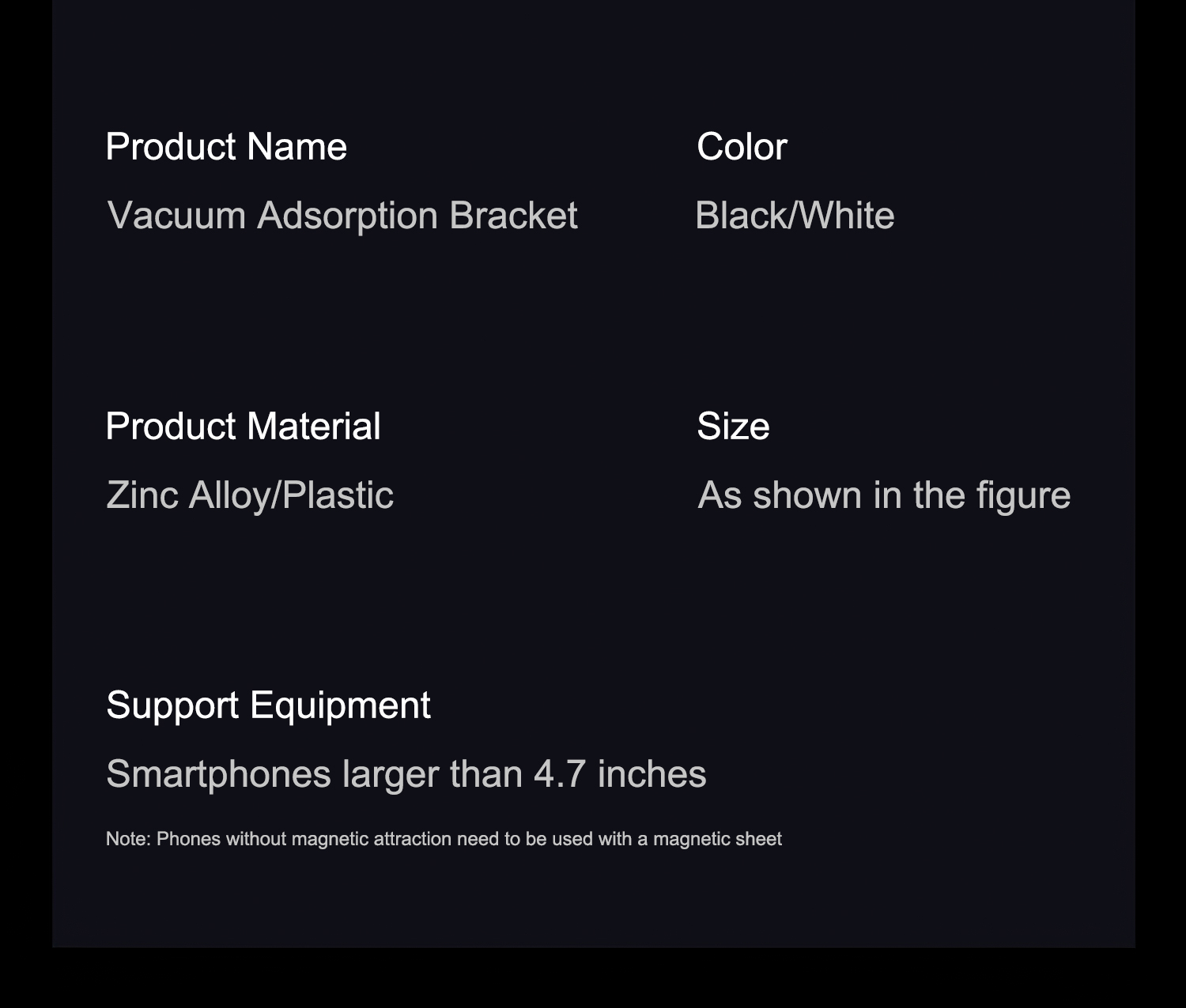 ที่ยึดโทรศัพท์มือถือแม่เหล็กแร - Car Vacuum บทวิจารณ์และราคา