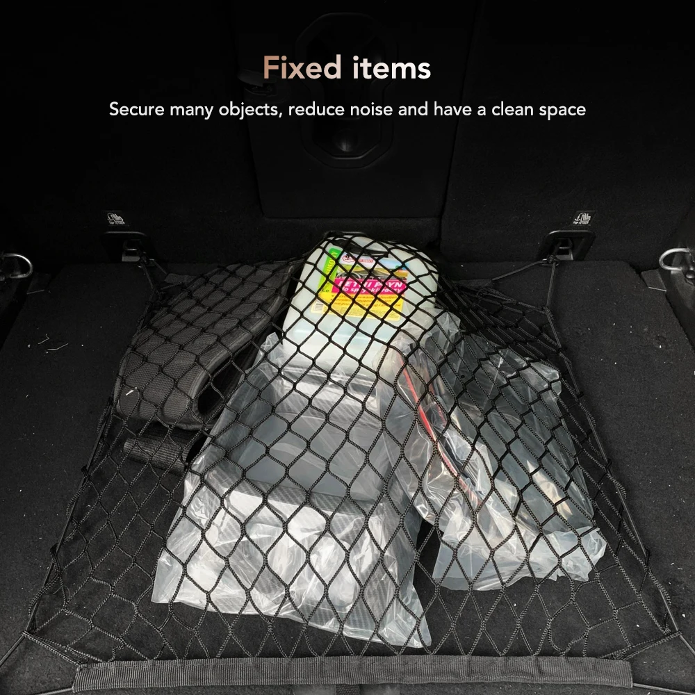 ตาข่ายเก็บสัมภาระท้ายรถไนลอน - - Car Organizer บทวิจารณ์และราคา