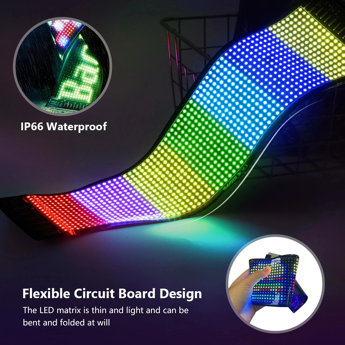 แผงไฟ LED DIY เมทริกซ์พิกเซล จ - Car Led Light บทวิจารณ์และราคา