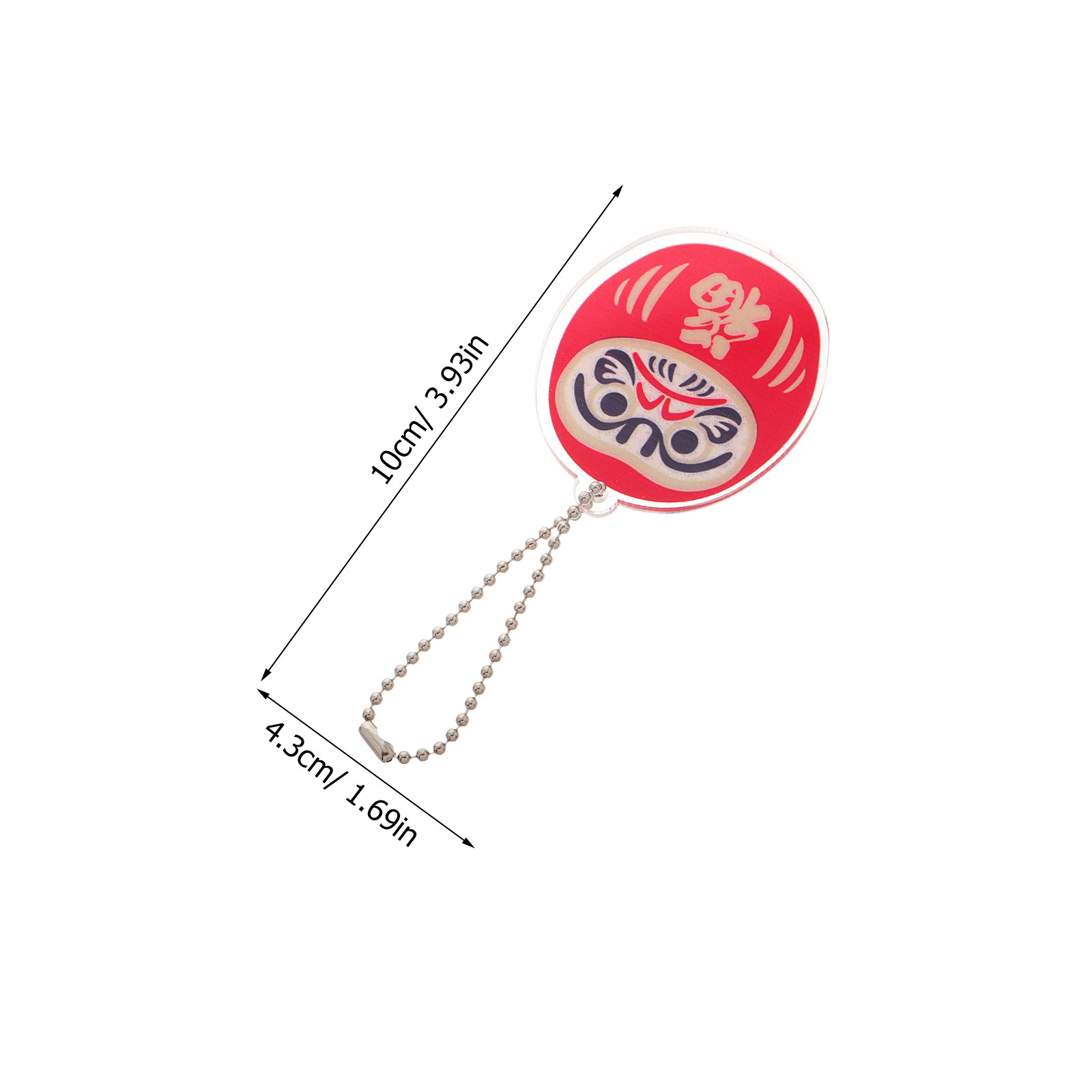 พวงกุญแจดารุมะ 2 ชิ้น จี้ดารุม - Car Accessories Japanese บทวิจารณ์และราคา