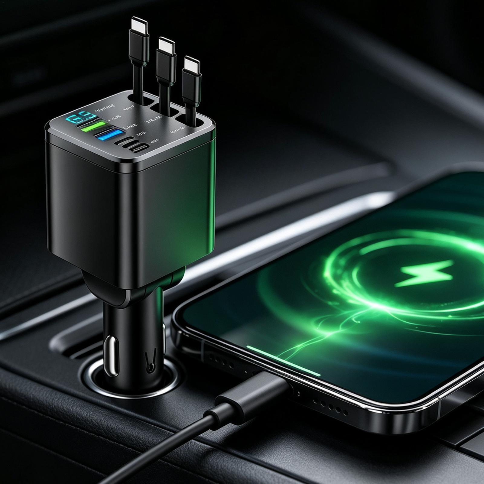 ที่ชาร์จในรถยนต์แบบพับเก็บได้  - Car Charger บทวิจารณ์และราคา
