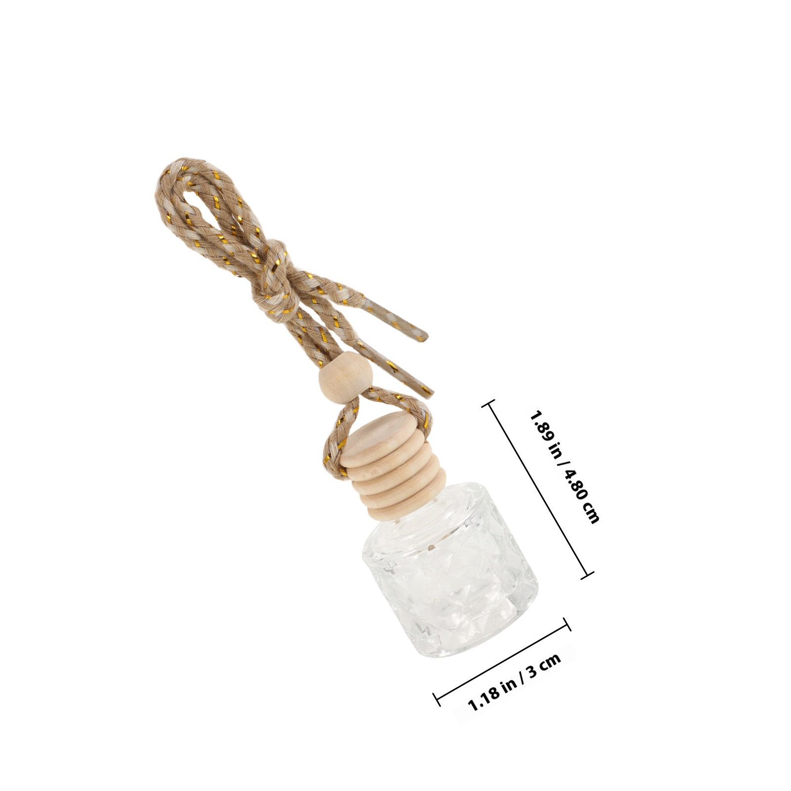ขวดแก้วใส่น้ำมันหอมระเหย 2 ชิ้ - Car Air Freshener บทวิจารณ์และราคา