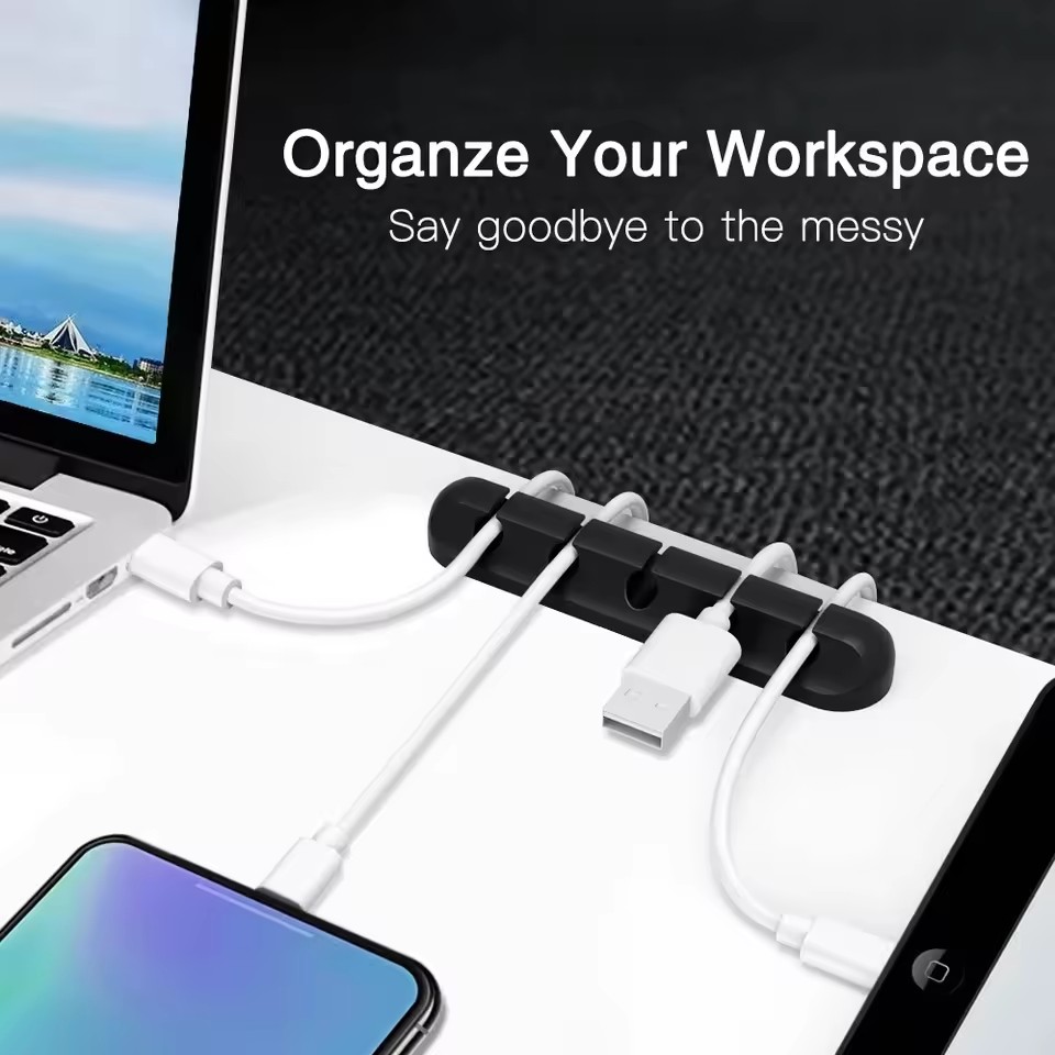 ที่จัดระเบียบสายเคเบิลซิลิโคน  - Car Cable Organizer บทวิจารณ์และราคา